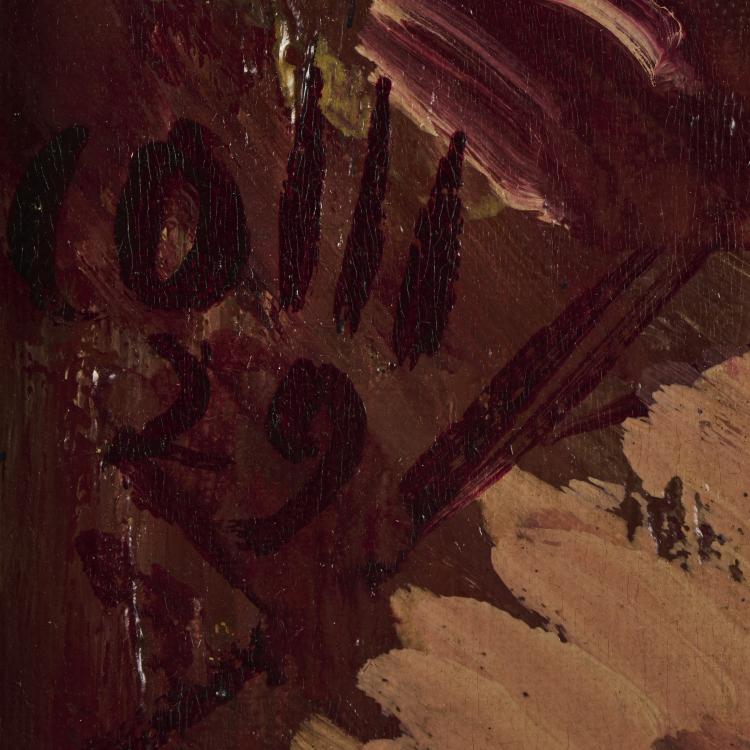 Bild 2 zu Objekt, Seated female nude in landscape, 1929, Carl Otto M&uuml;ller, 175D 684