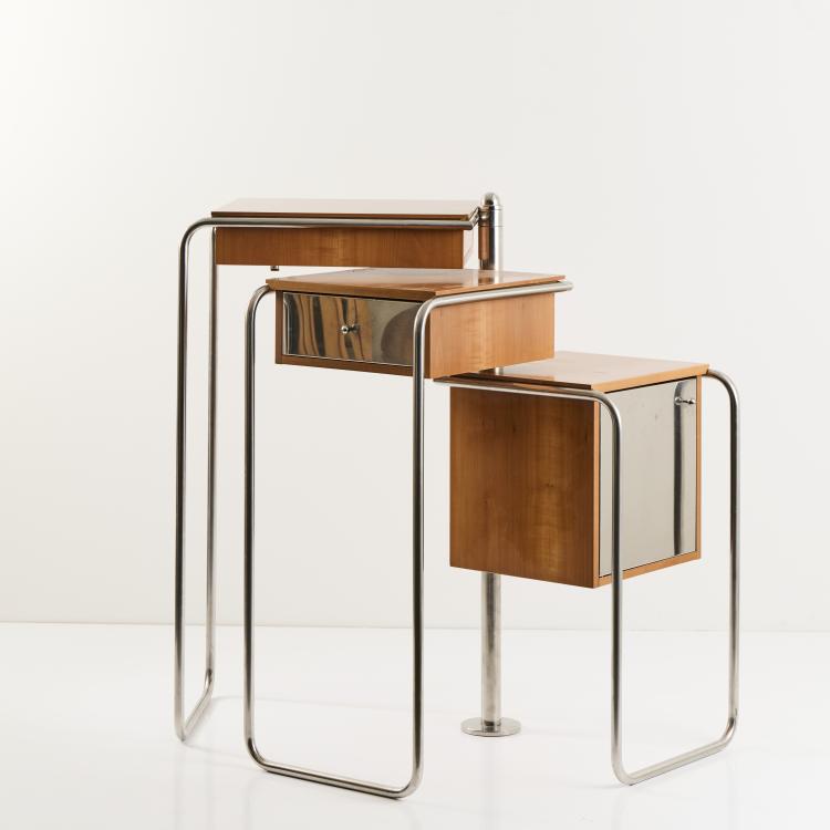 Bild 1 zu Objekt, Three-partite cabinet 'Fl&uuml;gelschrank TiRan', c. 1990, Gert M. Weber, Weber, Gert M., 174B 760