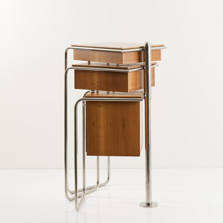 Bild 3 zu Objekt, Three-partite cabinet 'Fl&uuml;gelschrank TiRan', c. 1990, Gert M. Weber, Weber, Gert M., 174B 760