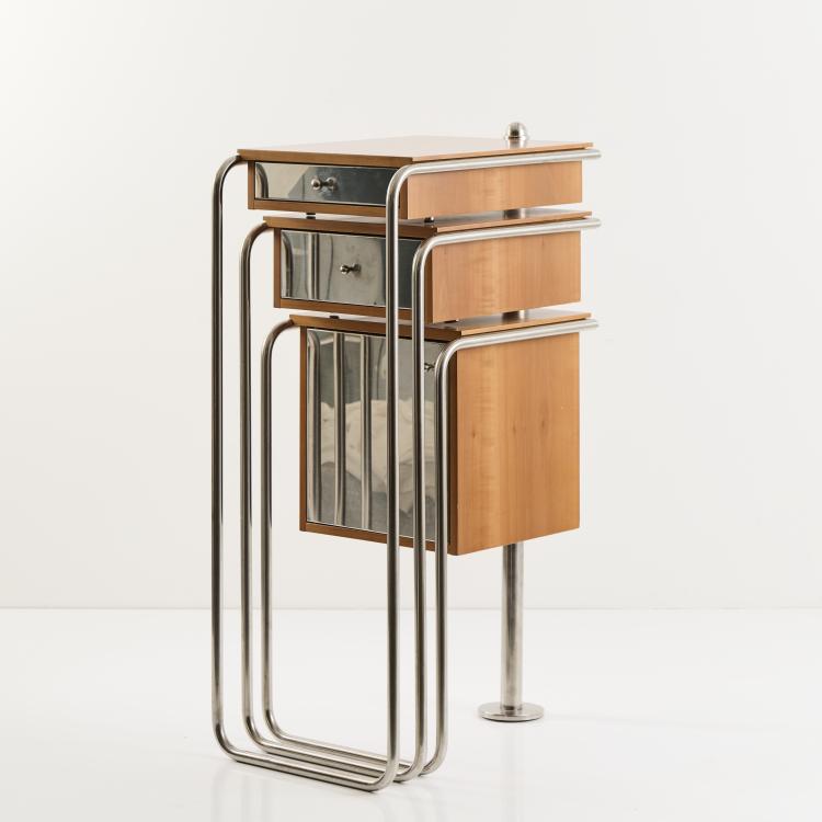 Bild 4 zu Objekt, Three-partite cabinet 'Fl&uuml;gelschrank TiRan', c. 1990, Gert M. Weber, Weber, Gert M., 174B 760