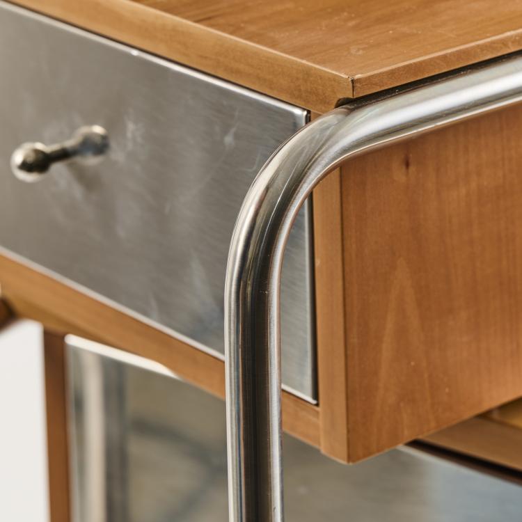 Bild 7 zu Objekt, Three-partite cabinet 'Fl&uuml;gelschrank TiRan', c. 1990, Gert M. Weber, Weber, Gert M., 174B 760