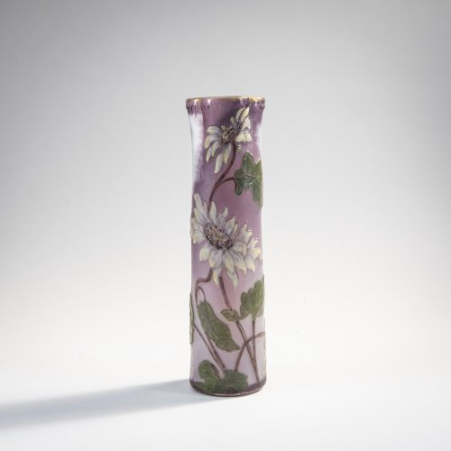 Intercalaire vase 'Dahlias', 1895-1903
