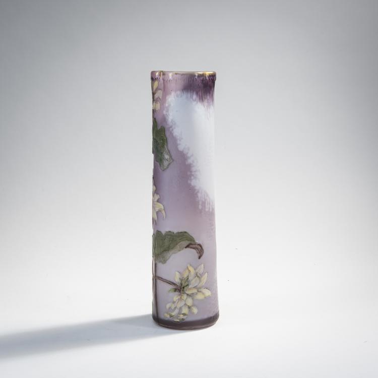 Bild 1 zu Objekt, Intercalaire-Vase 'Dahlias', 1895-1903, Burgun, Schverer & Co., Meisenthal, Verrerie d'Art de Lorraine, 174A 6