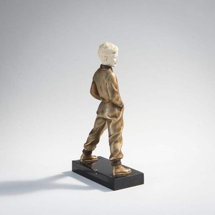 Bild 1 zu Objekt, Knabe mit den H&auml;nden in den Hosentaschen, um 1930, Ferdinand Preiss, 174A 306