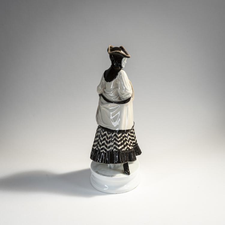 Bild 1 zu Objekt, 'Lady with a muff (Lo Hesse)', 1918, Constantin Holzer-Defanti, Rosenthal, Selb, 174A 427