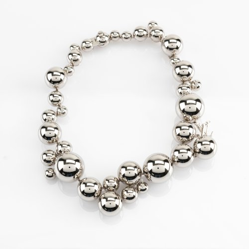 Necklace 'Metal Orbs', 2023