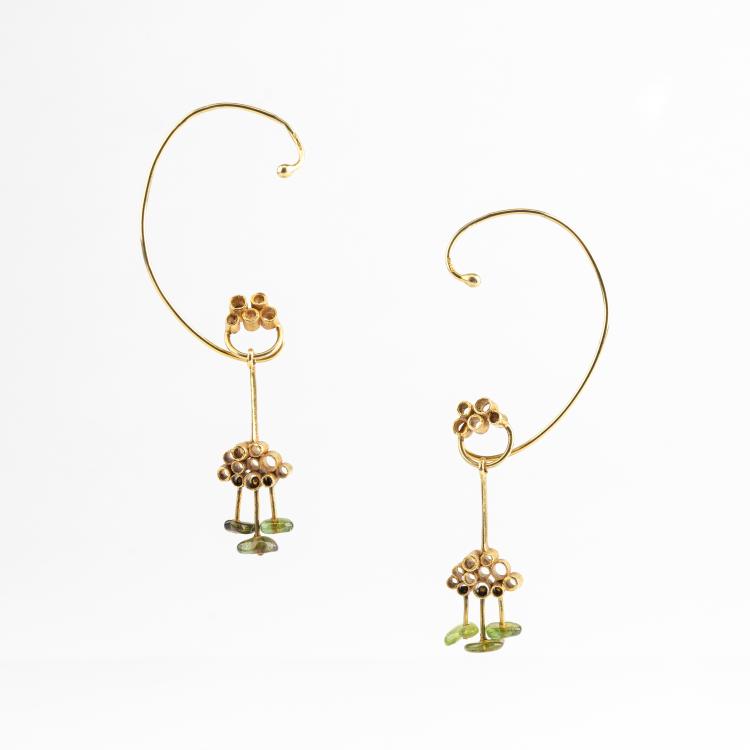 Hauptbild zu Objekt, Ear hoops, c. 1958, Franco Cannilla, 174C 921