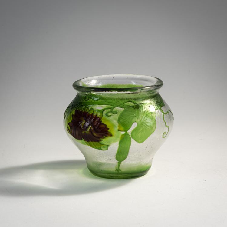 Hauptbild zu Objekt, Schale 'au Courgettes', 1904/05, D&eacute;sir&eacute; Christian, Christian Fr&egrave;res et Fils, Meisenthal, 174A 11