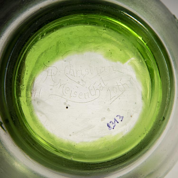 Bild 1 zu Objekt, Schale 'au Courgettes', 1904/05, D&eacute;sir&eacute; Christian, Christian Fr&egrave;res et Fils, Meisenthal, 174A 11