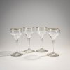 Four wine glasses, c. 1901
