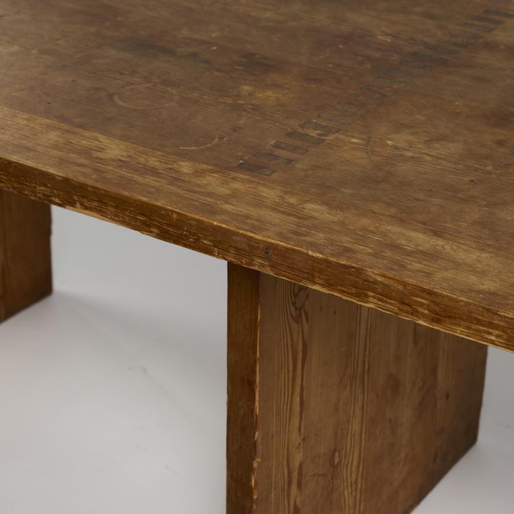 Bild 6 zu Objekt, 'Rotis-Serie' table and two benches, 1971/72, Otl Aicher, Aicher, Otl, 174B 709