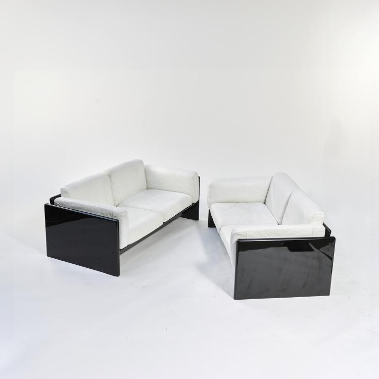 Hauptbild zu Objekt, Zwei Zweiersofas 'Simone', 1971, Maria Simoncini, Gavina, Simon, Mailand / Milan, 174B 708