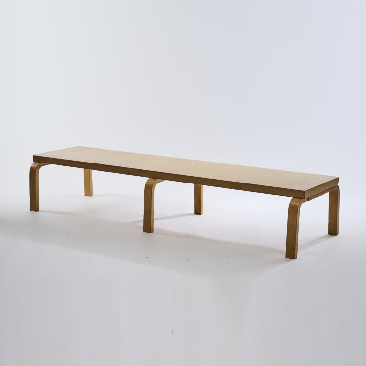 Hauptbild zu Objekt, Bench, c. 1935, Alvar Aalto, Artek, Helsinki, 174B 565