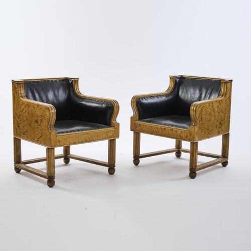 Zwei Armlehnsessel 'Hankkija lounge chairs', 1919