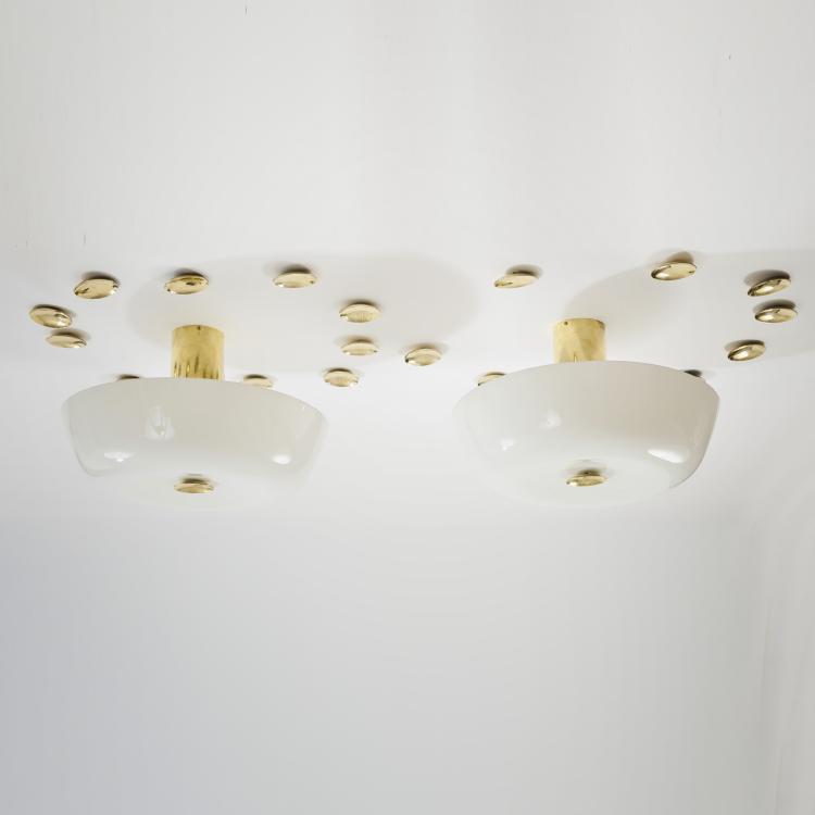 Hauptbild zu Objekt, Two ceiling lights, 1950s, Paavo Tynell, Taito Oy, Vilhonvuorenkatu, 174B 576