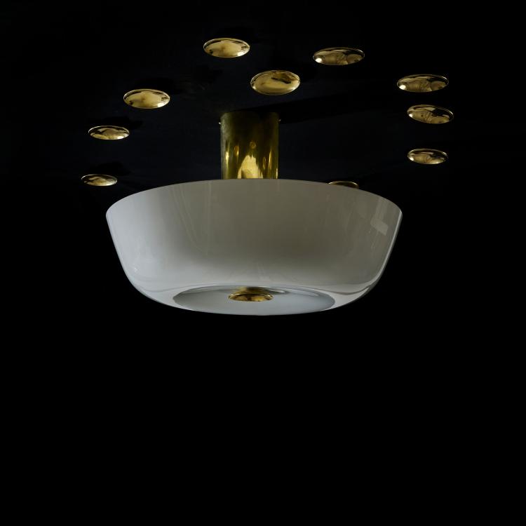 Bild 1 zu Objekt, Two ceiling lights, 1950s, Paavo Tynell, Taito Oy, Vilhonvuorenkatu, 174B 576
