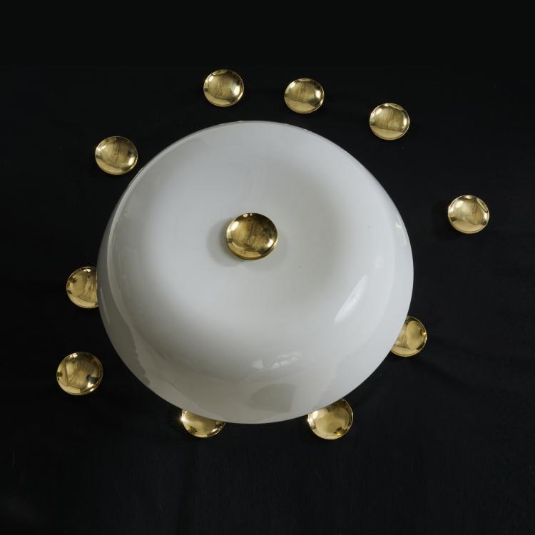 Bild 2 zu Objekt, Two ceiling lights, 1950s, Paavo Tynell, Taito Oy, Vilhonvuorenkatu, 174B 576