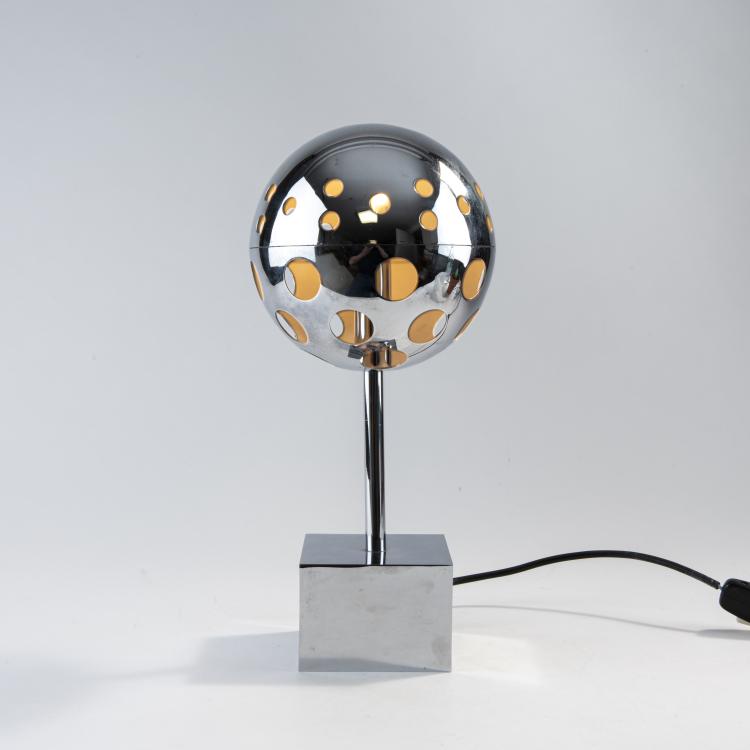 Hauptbild zu Objekt, Table light 'Plan&eacute;taire' - '10367', c. 1965, Sabine Charoy, Verre et Lumi&egrave;re, Frankreich, 174B 680