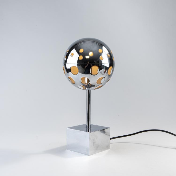 Bild 1 zu Objekt, Table light 'Plan&eacute;taire' - '10367', c. 1965, Sabine Charoy, Verre et Lumi&egrave;re, Frankreich, 174B 680