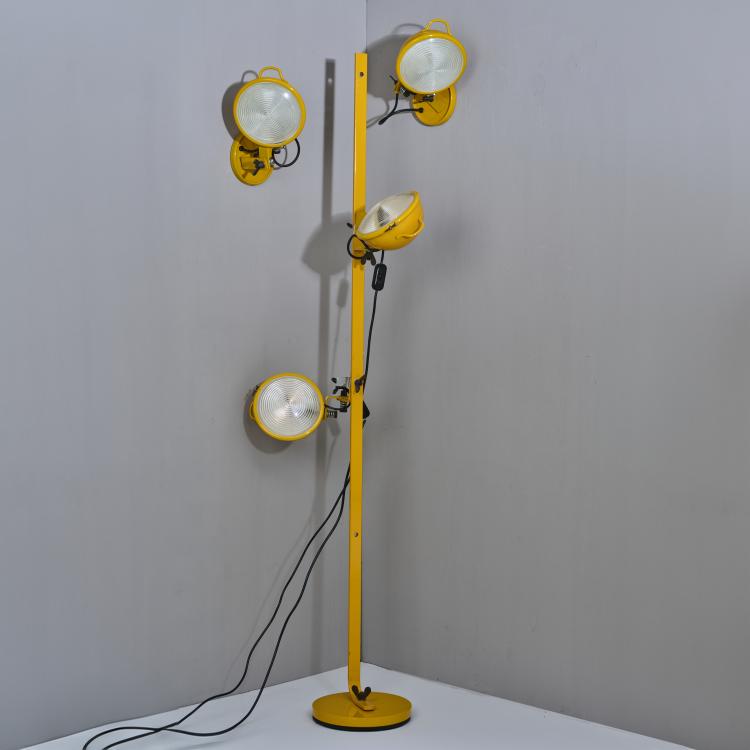 Bild 1 zu Objekt, Floor lamp and two wall lights 'Jeep', c. 1969, Cesare Leonardi,Franca Stagi, Lumenform, Scorz&egrave;, 174B 698
