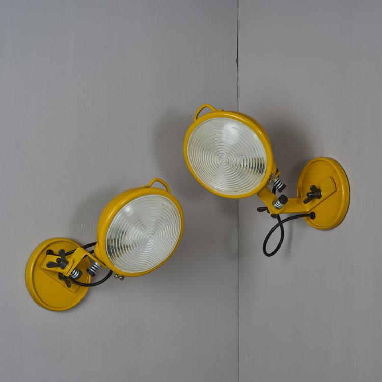 Bild 8 zu Objekt, Floor lamp and two wall lights 'Jeep', c. 1969, Cesare Leonardi,Franca Stagi, Lumenform, Scorz&egrave;, 174B 698