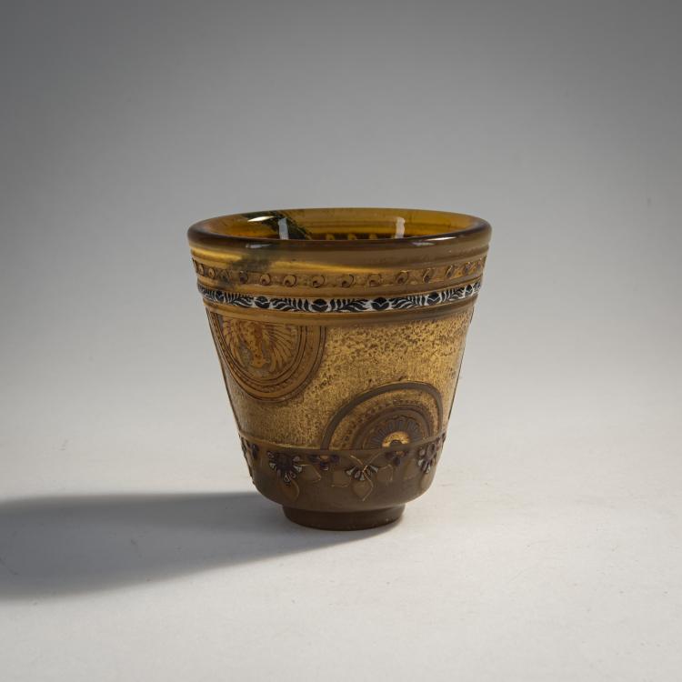 Bild 1 zu Objekt, Vase 'Mythologie', c. 1895, Burgun, Schverer & Cie., Meisenthal, 174A 5