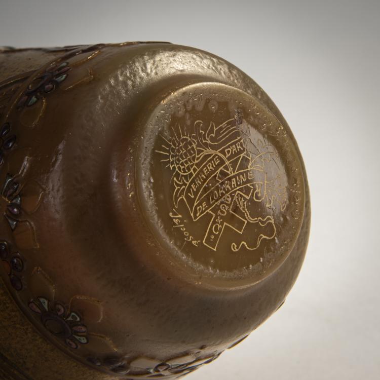 Bild 2 zu Objekt, Vase 'Mythologie', c. 1895, Burgun, Schverer & Cie., Meisenthal, 174A 5