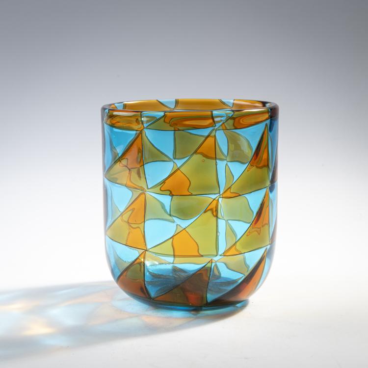 Hauptbild zu Objekt, 'Intarsio' vase, 1961-63, Ercole Barovier, Barovier & Toso, Murano, 175C 520