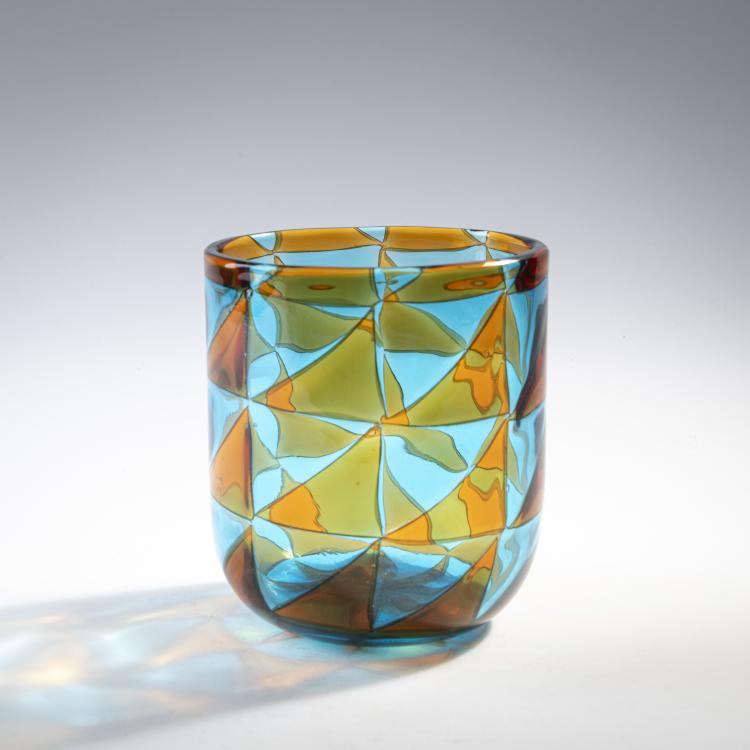 Bild 1 zu Objekt, 'Intarsio' vase, 1961-63, Ercole Barovier, Barovier & Toso, Murano, 175C 520