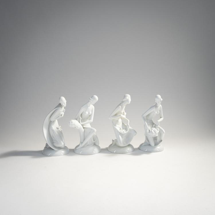 Bild 1 zu Objekt, 'Four Seasons', 1928, Gerhard Schliepstein, Rosenthal, Selb, 174A 429