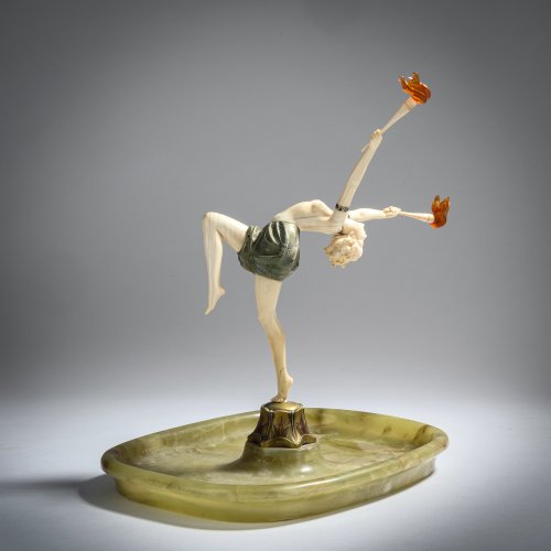 Chryselephantine figurine 'Torch Dancer', c. 1928