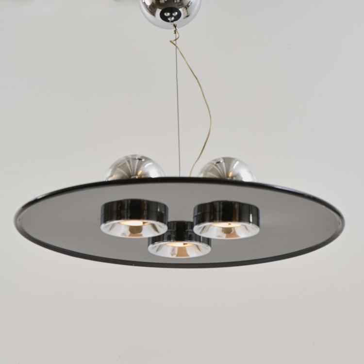 Bild 1 zu Objekt, 'Lampros' ceiling light, 1978, Ettore Sottsass, Stilnovo, Mailand, 174B 728