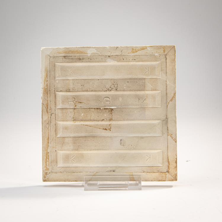 Bild 1 zu Objekt, 'Il Fumatore Stanco' tile, 1930er Jahre, Gio Ponti, Ginori, Richard, Sesto Fiorentino, 174B 454