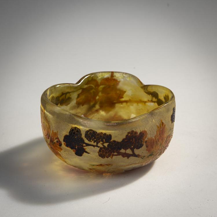 Hauptbild zu Objekt, Schale 'M&ucirc;res en Automne', um 1910, Daum Fr&egrave;res, Nancy, 174A 94