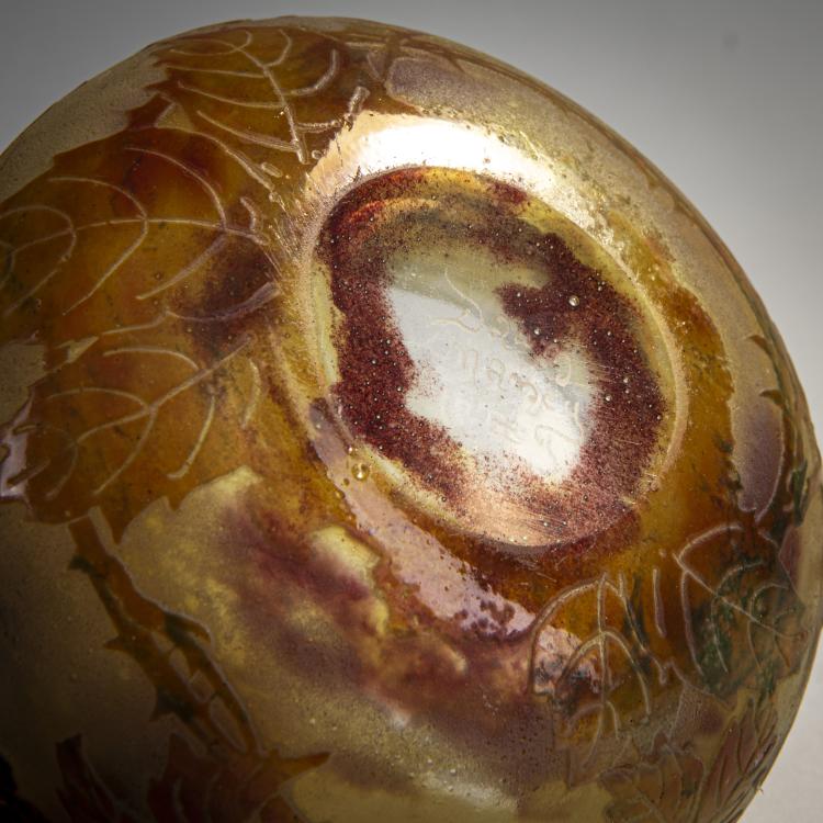 Bild 1 zu Objekt, Schale 'M&ucirc;res en Automne', um 1910, Daum Fr&egrave;res, Nancy, 174A 94