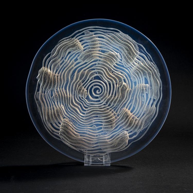 Hauptbild zu Objekt, Teller 'Dauphins', 1932, Ren&eacute; Lalique, Lalique, Wingen-sur-Moder, 174A 166