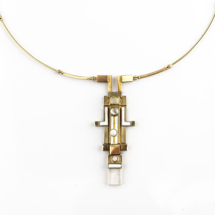 Bild 1 zu Objekt, Collier, um 1970, Hermann J&uuml;nger, 174C 948