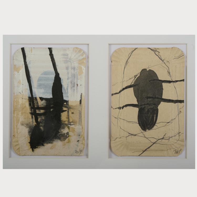 Bild 1 zu Objekt, Five works on paper, 1990s, Sati Zech, 175D 779