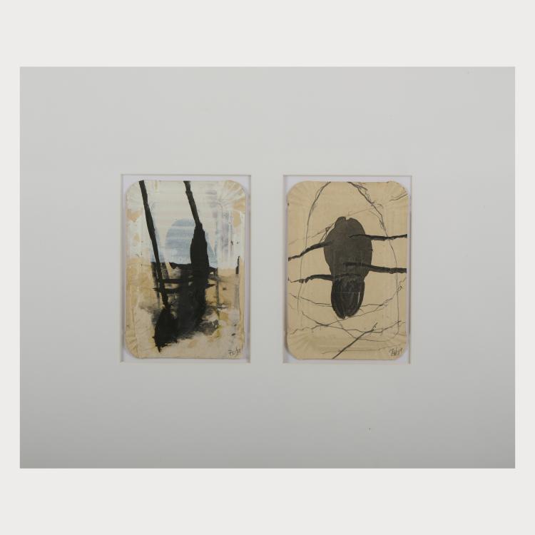 Bild 10 zu Objekt, Five works on paper, 1990s, Sati Zech, 175D 779