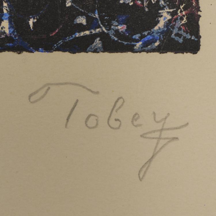 Bild 1 zu Objekt, 'Night Flight' from the portfolio 'Intimate Journey 1974', 1975, Mark Tobey, 175D 773