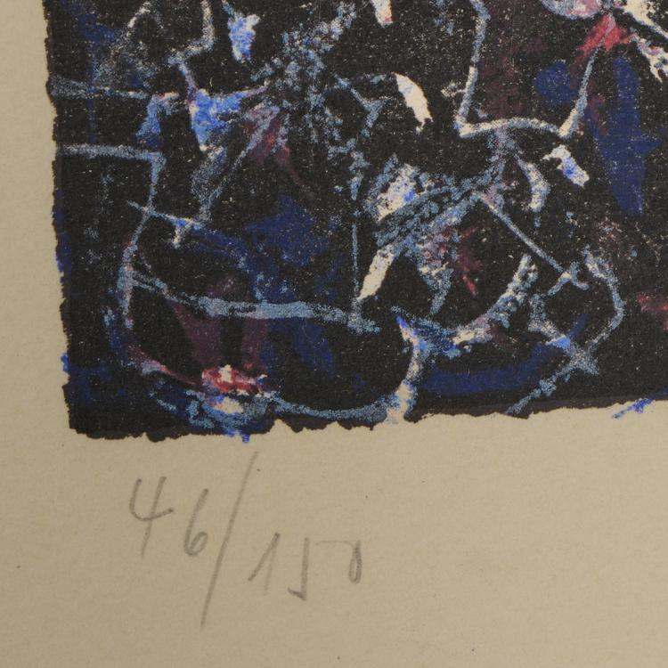 Bild 2 zu Objekt, 'Night Flight' from the portfolio 'Intimate Journey 1974', 1975, Mark Tobey, 175D 773