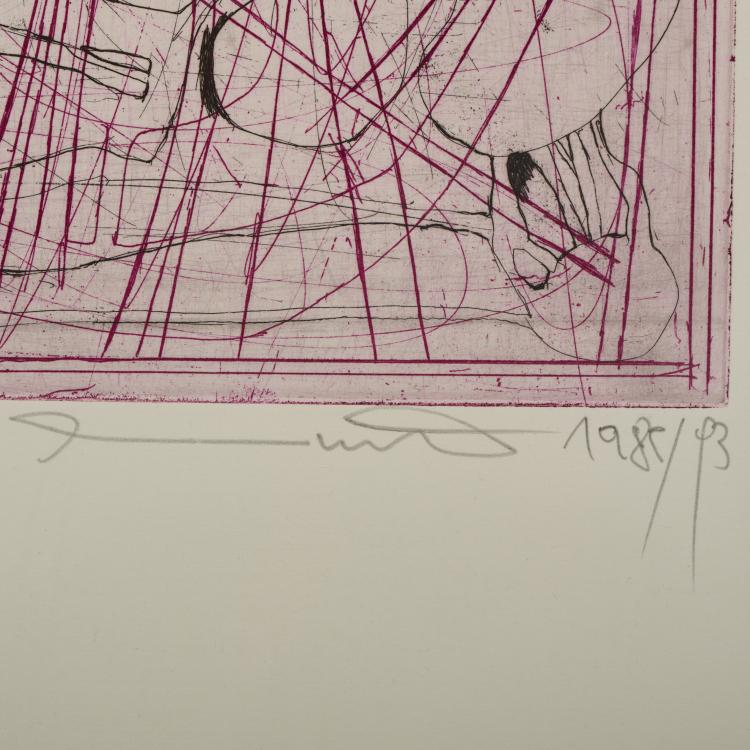 Bild 2 zu Objekt, Proof # 16 from the portfolio: 'Die Architektur des Orgien Mysterien Theaters (1985-1993)', 1993, Hermann Nitsch, 175D 761