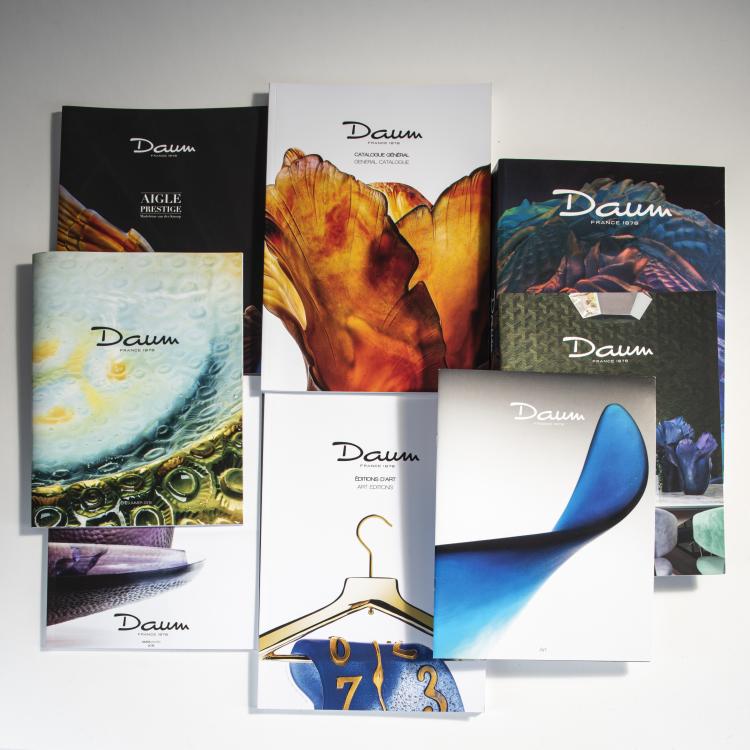 Hauptbild zu Objekt, Neun Kataloge, um 2015-2019, Daum Fr&egrave;res, Nancy, 174A 108