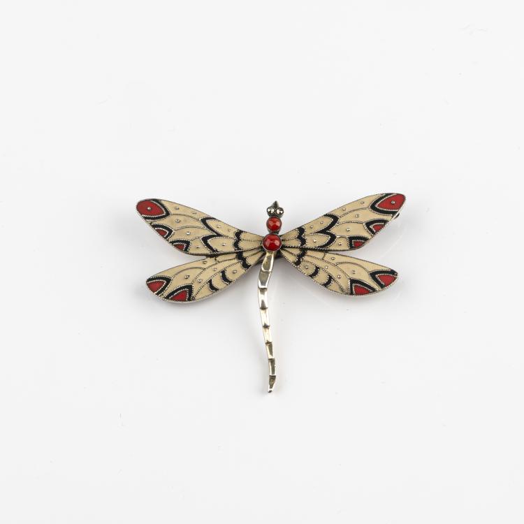 Hauptbild zu Objekt, Brosche 'Libelle', 1927, Fahrner, Theodor, Pforzheim, 174A 262