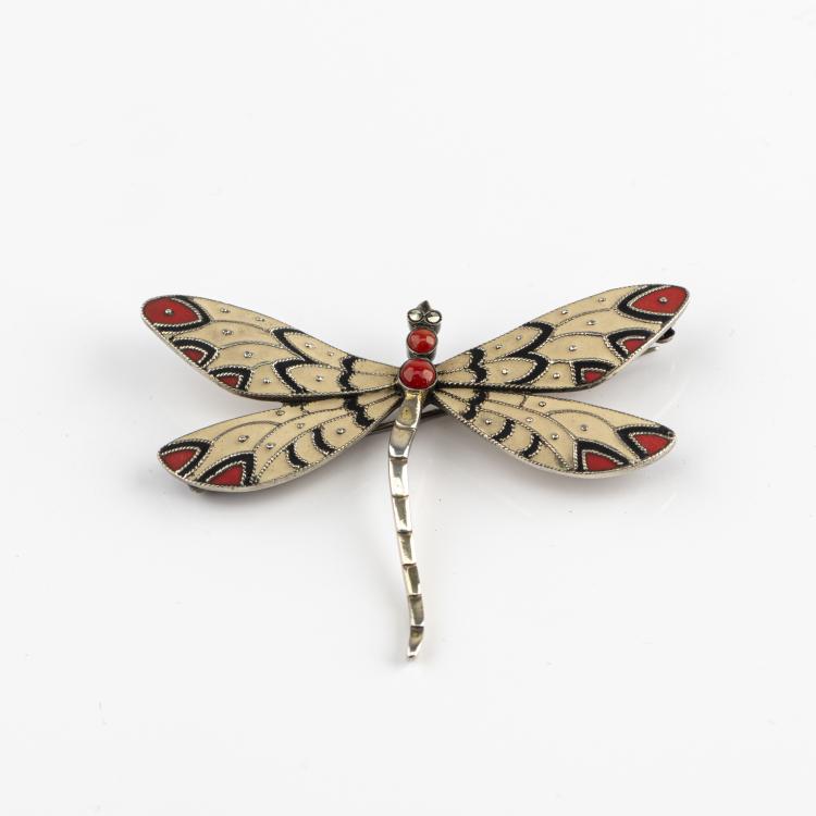 Bild 1 zu Objekt, Brosche 'Libelle', 1927, Fahrner, Theodor, Pforzheim, 174A 262