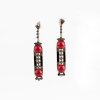 Pair of Art Deco earrings