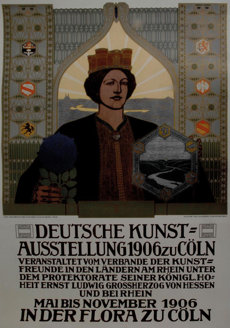 Hauptbild zu Objekt, 'Deutsche Kunstausstellung 1906', 1905, Johann Vincenz Cissarz, Dumont Schauberg, K&ouml;ln, 174A 446