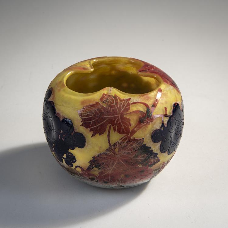 Bild 1 zu Objekt, Vase 'Vigne &agrave; l'Automne', 1903-04, Henri Berg&eacute;, Daum Fr&egrave;res, Nancy, 174A 33