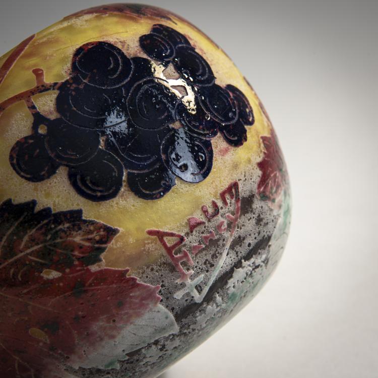 Bild 2 zu Objekt, Vase 'Vigne &agrave; l'Automne', 1903-04, Henri Berg&eacute;, Daum Fr&egrave;res, Nancy, 174A 33