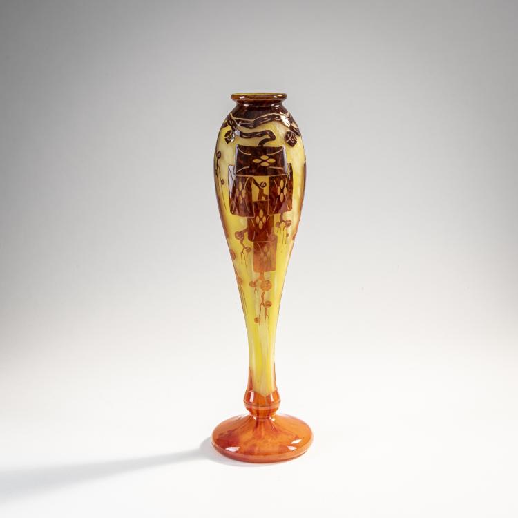 Hauptbild zu Objekt, Vase 'Fr&ecirc;nes', 1924-27, Schneider, Epinay-sur-Seine, 174A 187
